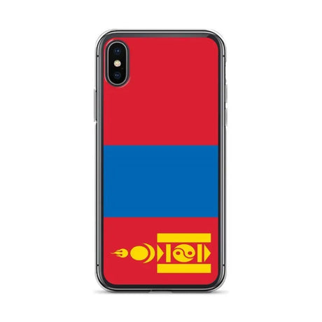 Coque de Télephone Drapeau de la Mongolie - Pixelforma 