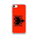 Coque de télephone drapeau albanie - pixelforma