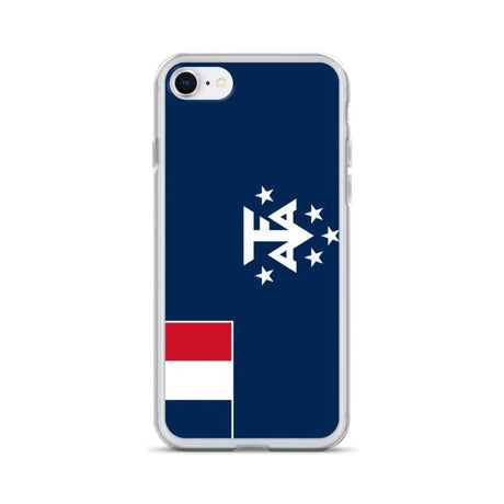 Coque de télephone drapeau l’antarctique française - pixelforma