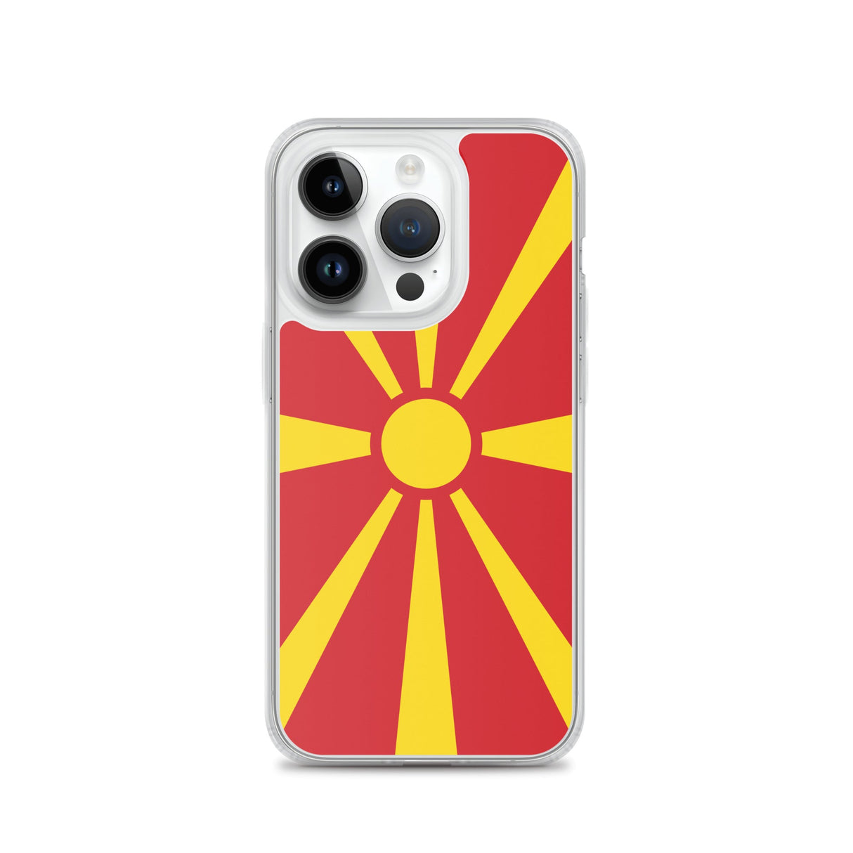 Coque de télephone drapeau macédoine du nord - pixelforma