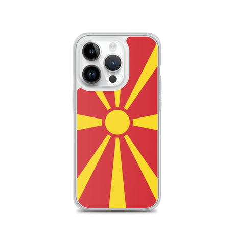 Coque de télephone drapeau macédoine du nord - pixelforma
