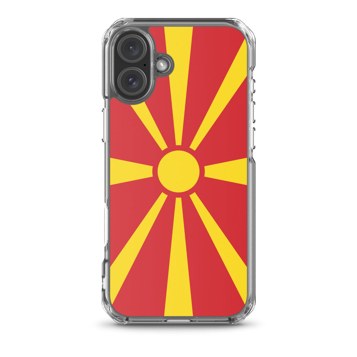 Coque de télephone drapeau macédoine du nord - pixelforma