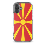 Coque de télephone drapeau macédoine du nord - pixelforma