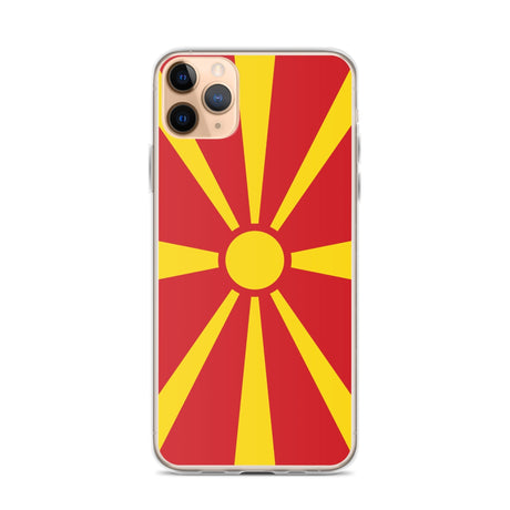 Coque de télephone drapeau macédoine du nord - pixelforma