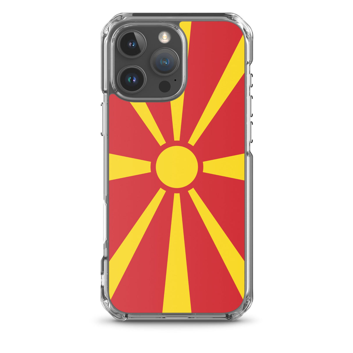 Coque de télephone drapeau macédoine du nord - pixelforma