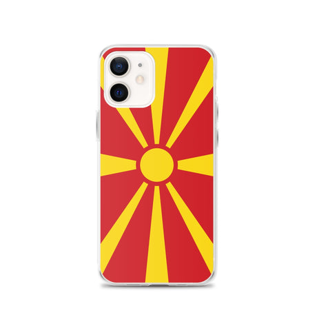 Coque de télephone drapeau macédoine du nord - pixelforma