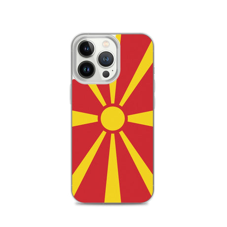 Coque de télephone drapeau macédoine du nord - pixelforma