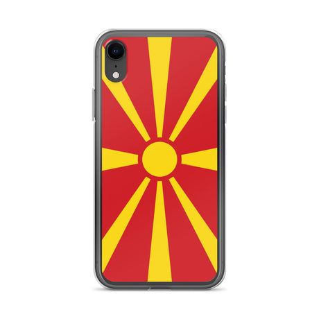 Coque de télephone drapeau macédoine du nord - pixelforma