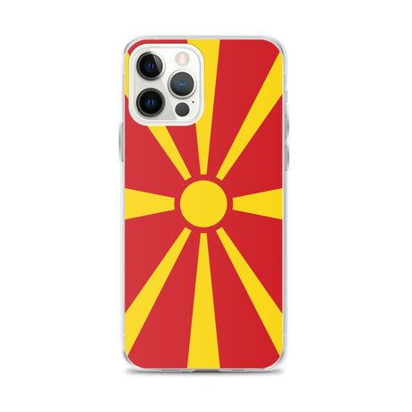 Coque de télephone drapeau macédoine du nord - pixelforma