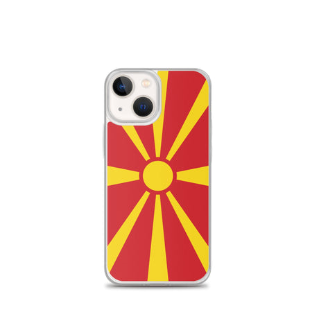 Coque de télephone drapeau macédoine du nord - pixelforma