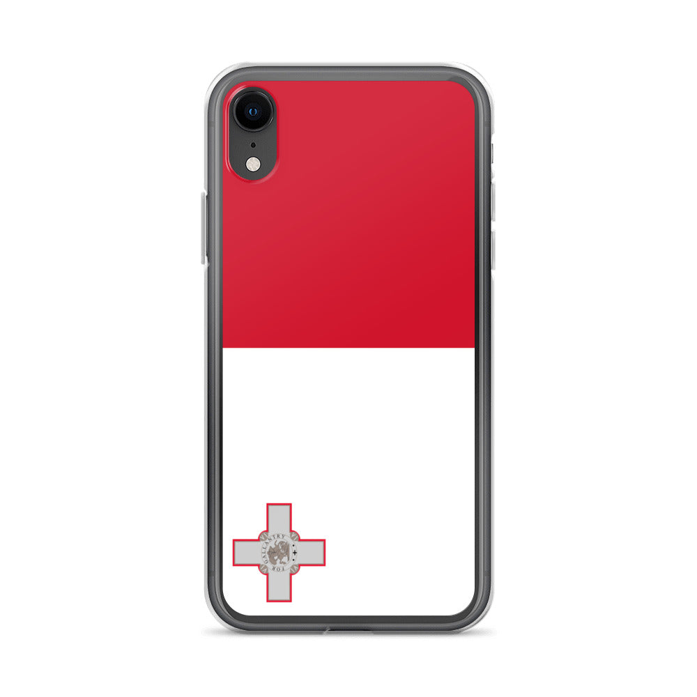 Coque de télephone drapeau malte - pixelforma