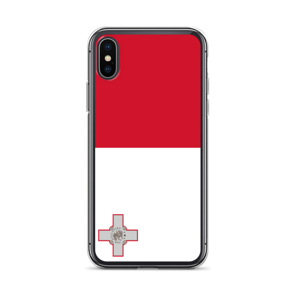 Coque de télephone drapeau malte - pixelforma