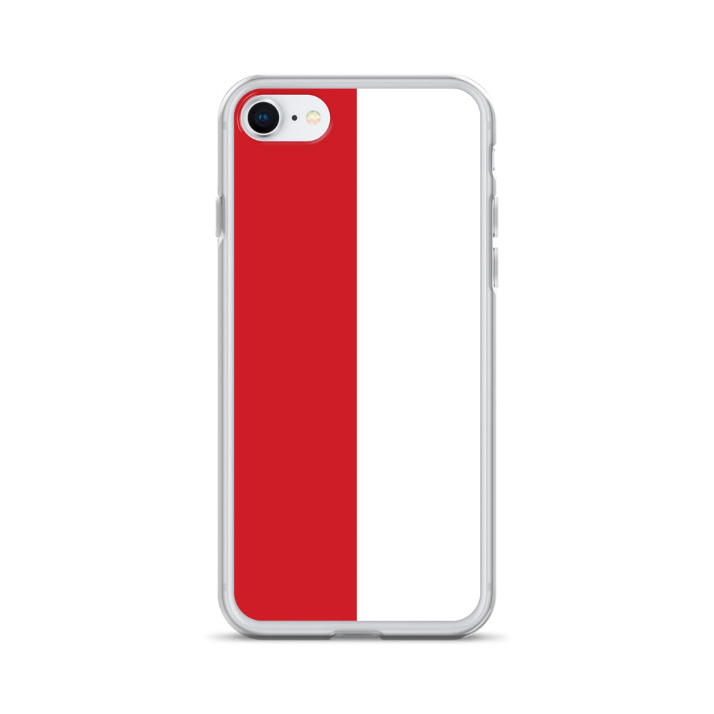 Coque de télephone drapeau monaco - pixelforma