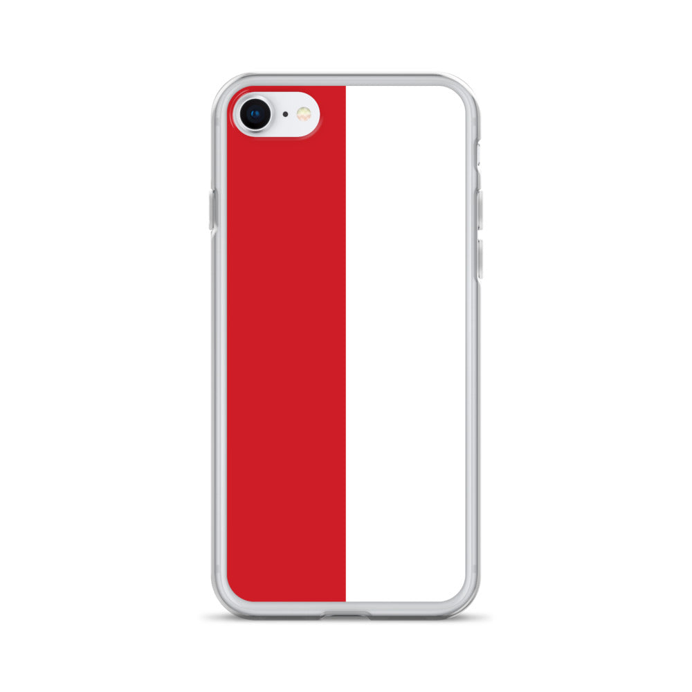 Coque de télephone drapeau monaco - pixelforma