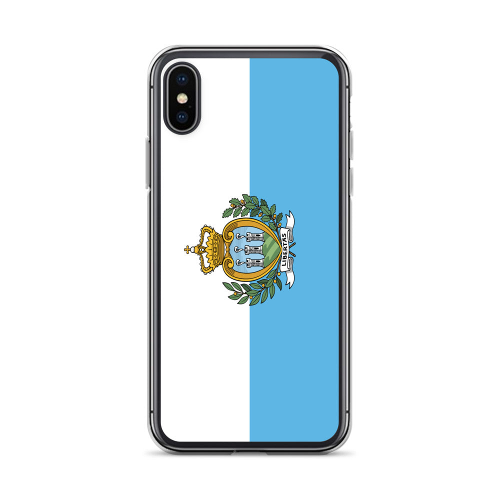 Coque de télephone drapeau saint-marin - pixelforma