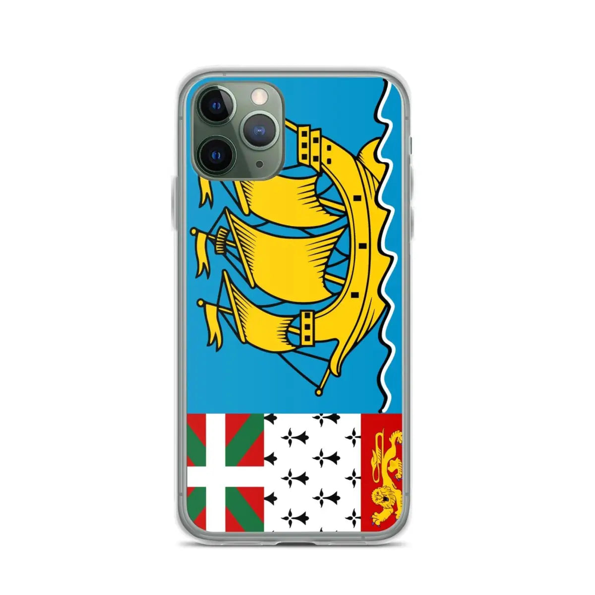 Coque de Télephone Drapeau de Saint-Pierre-et-Miquelon - Pixelforma 