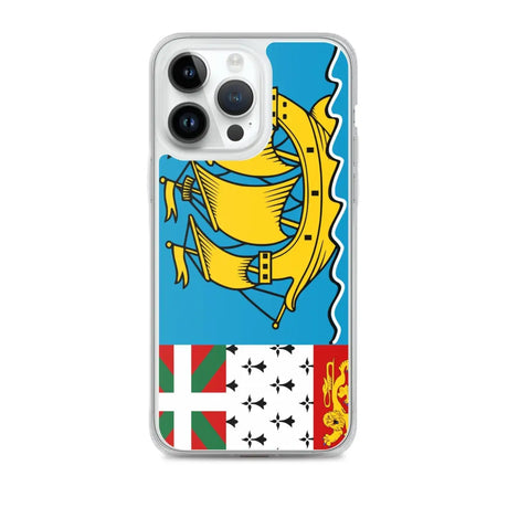 Coque de Télephone Drapeau de Saint-Pierre-et-Miquelon - Pixelforma 