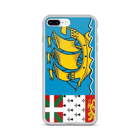 Coque de Télephone Drapeau de Saint-Pierre-et-Miquelon - Pixelforma 