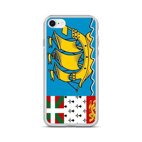 Coque de Télephone Drapeau de Saint-Pierre-et-Miquelon - Pixelforma 