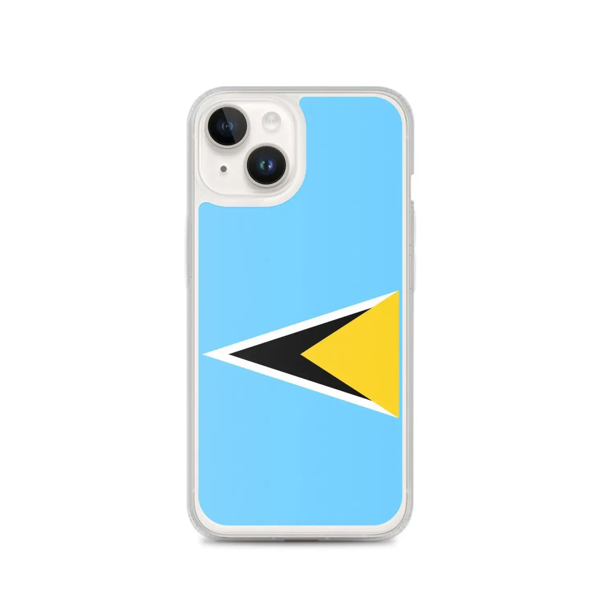 Coque de télephone drapeau sainte-lucie - pixelforma