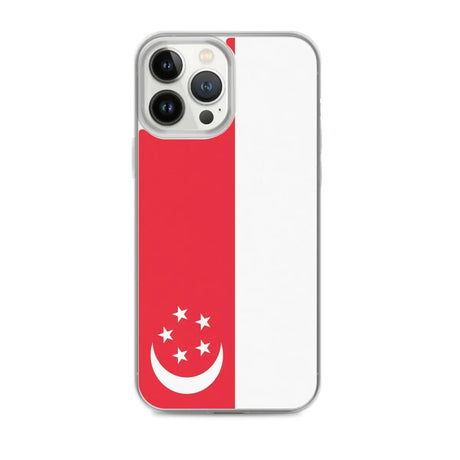 Coque de Télephone Drapeau de Singapour - Pixelforma 