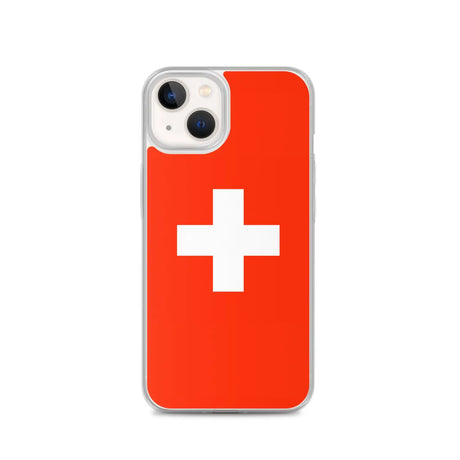 Coque de télephone drapeau suisse - pixelforma