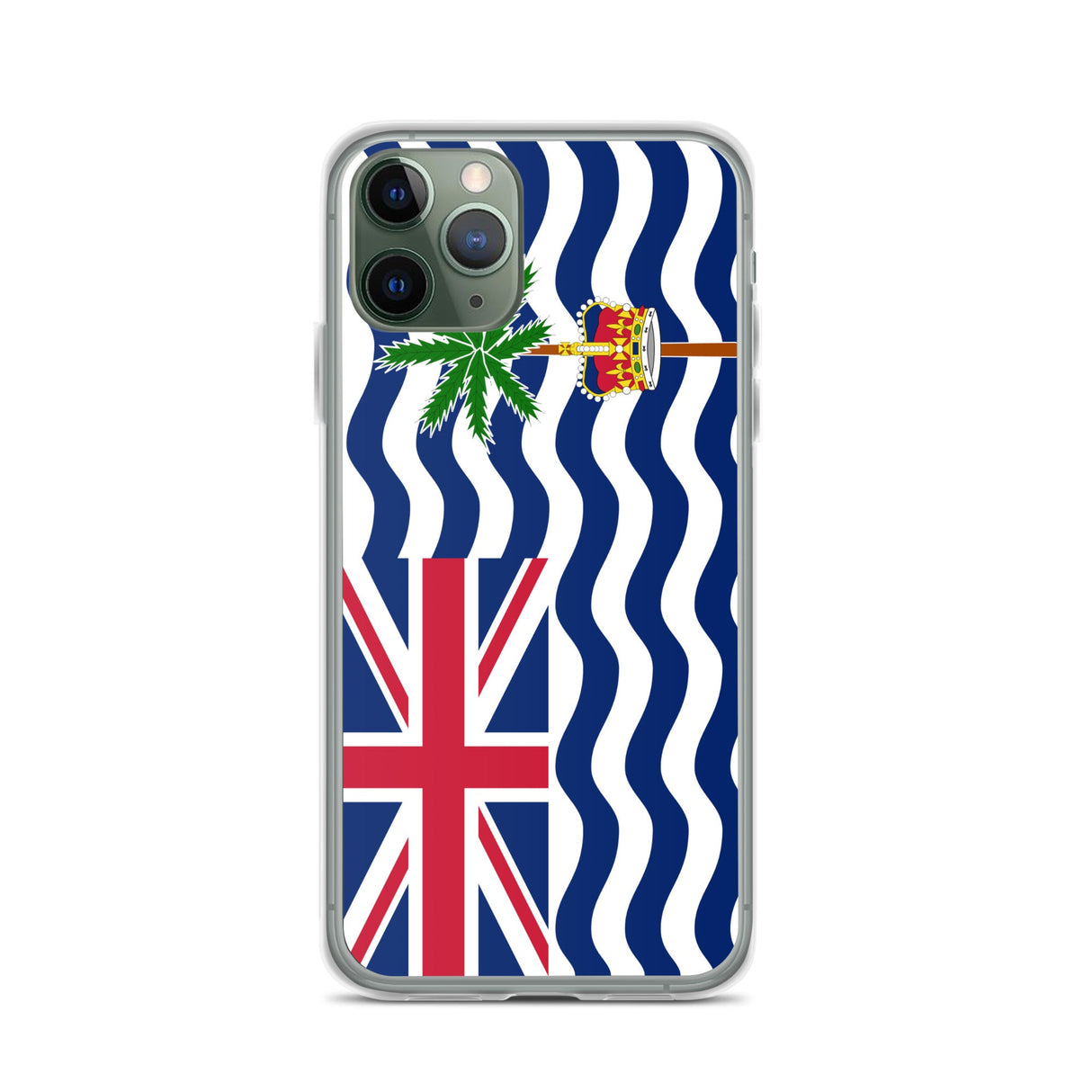 Coque de télephone drapeau territoire britannique de l’océan indien - pixelforma