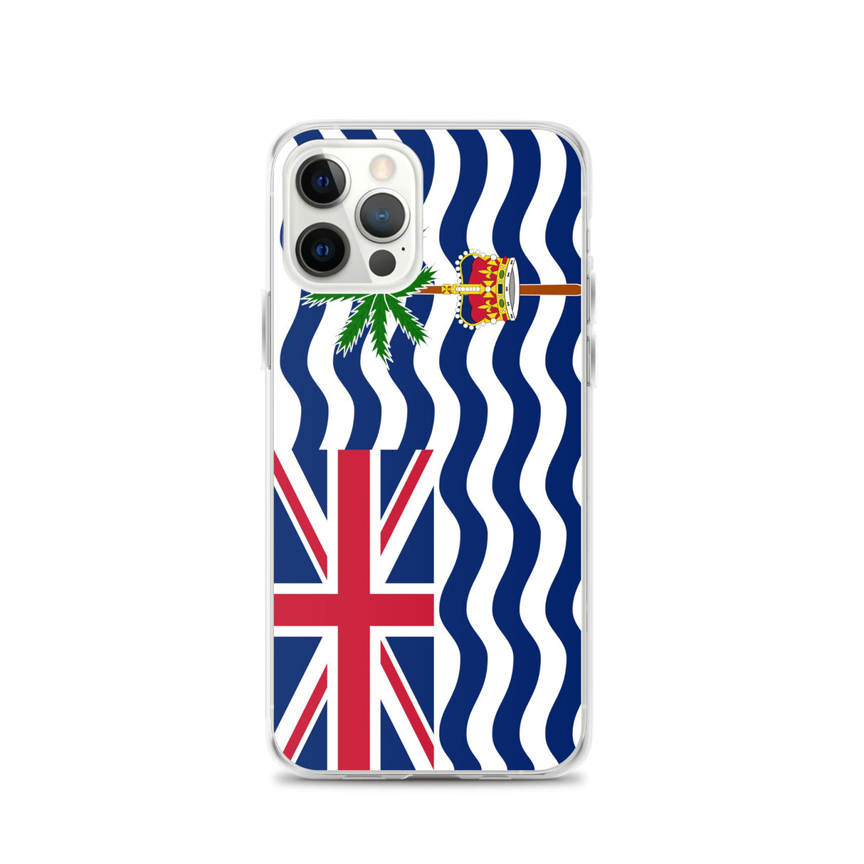 Coque de télephone drapeau territoire britannique de l’océan indien - pixelforma