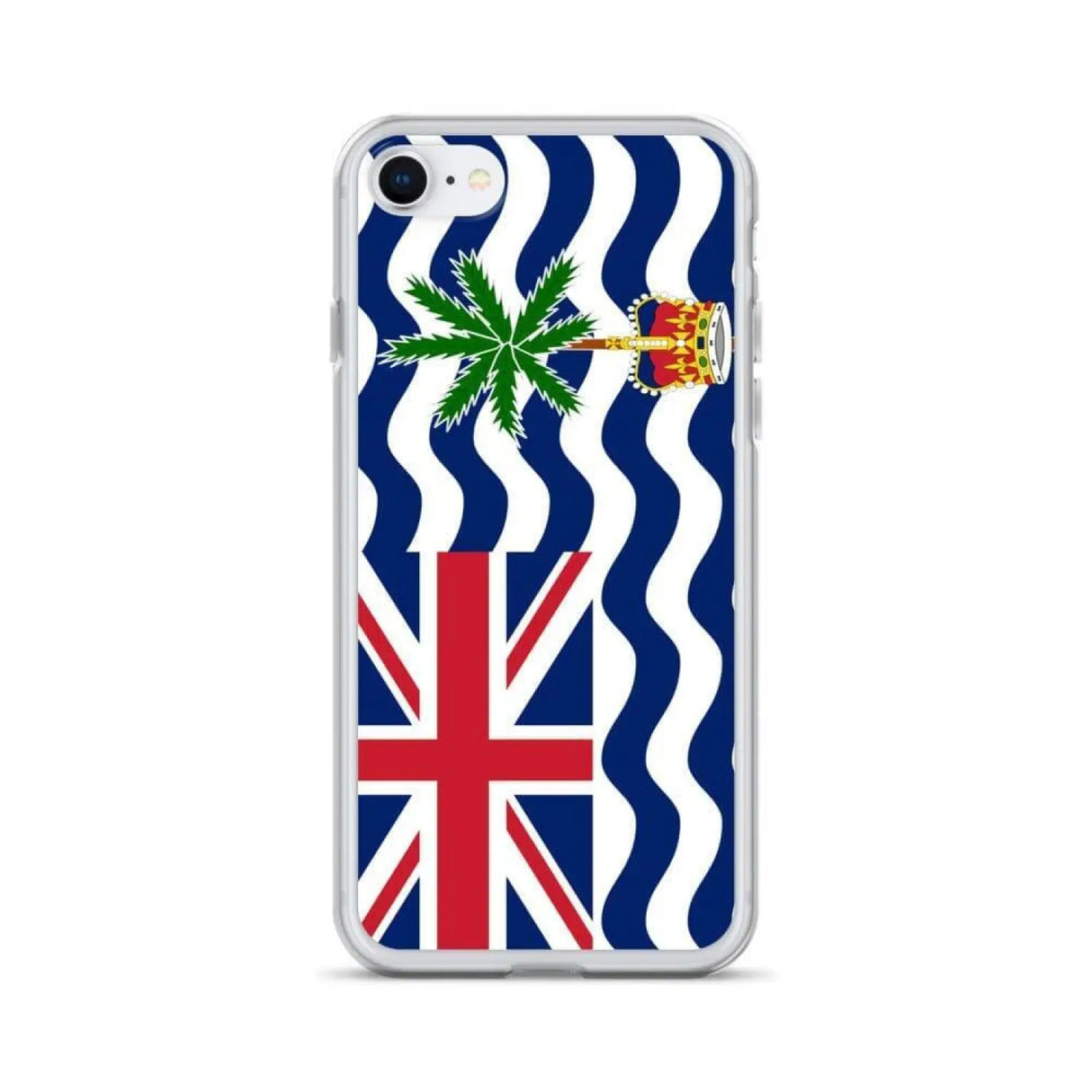 Coque de télephone drapeau territoire britannique de l’océan indien - pixelforma