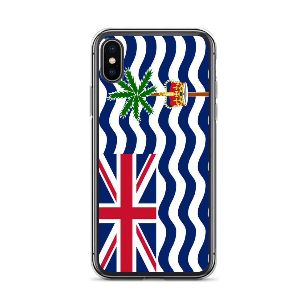 Coque de télephone drapeau territoire britannique de l’océan indien - pixelforma