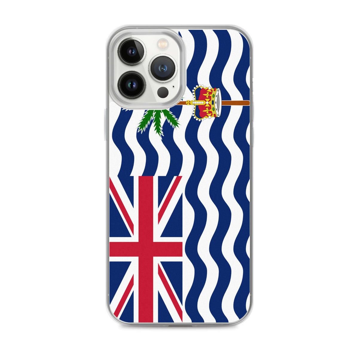 Coque de télephone drapeau territoire britannique de l’océan indien - pixelforma