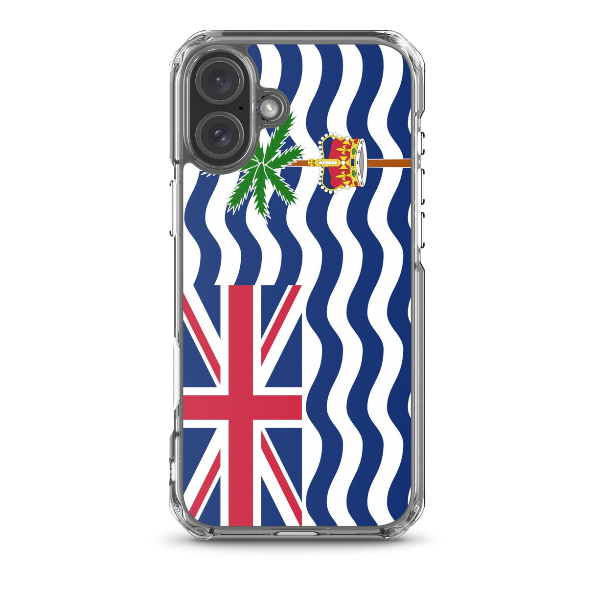 Coque de télephone drapeau territoire britannique de l’océan indien - pixelforma