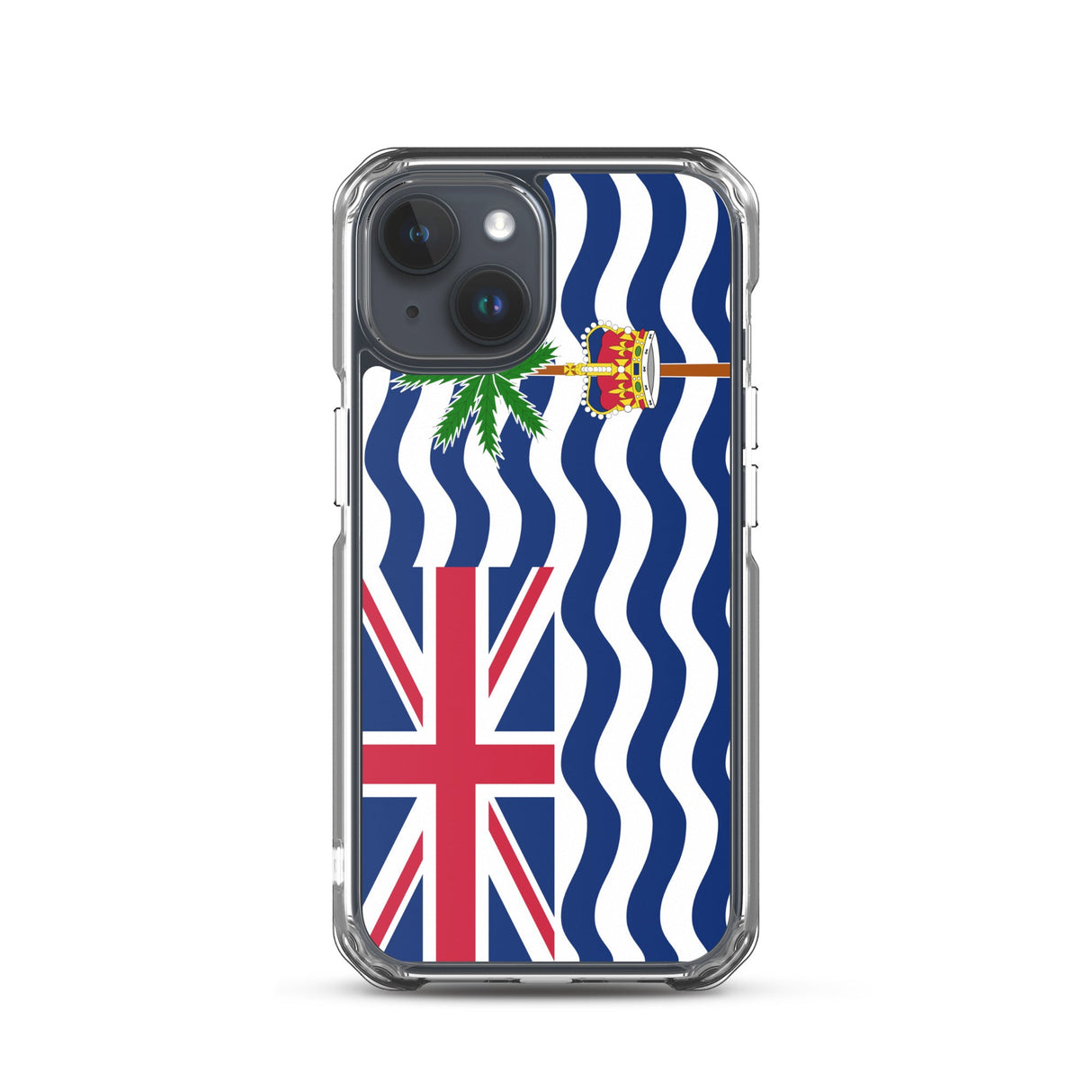 Coque de télephone drapeau territoire britannique de l’océan indien - pixelforma