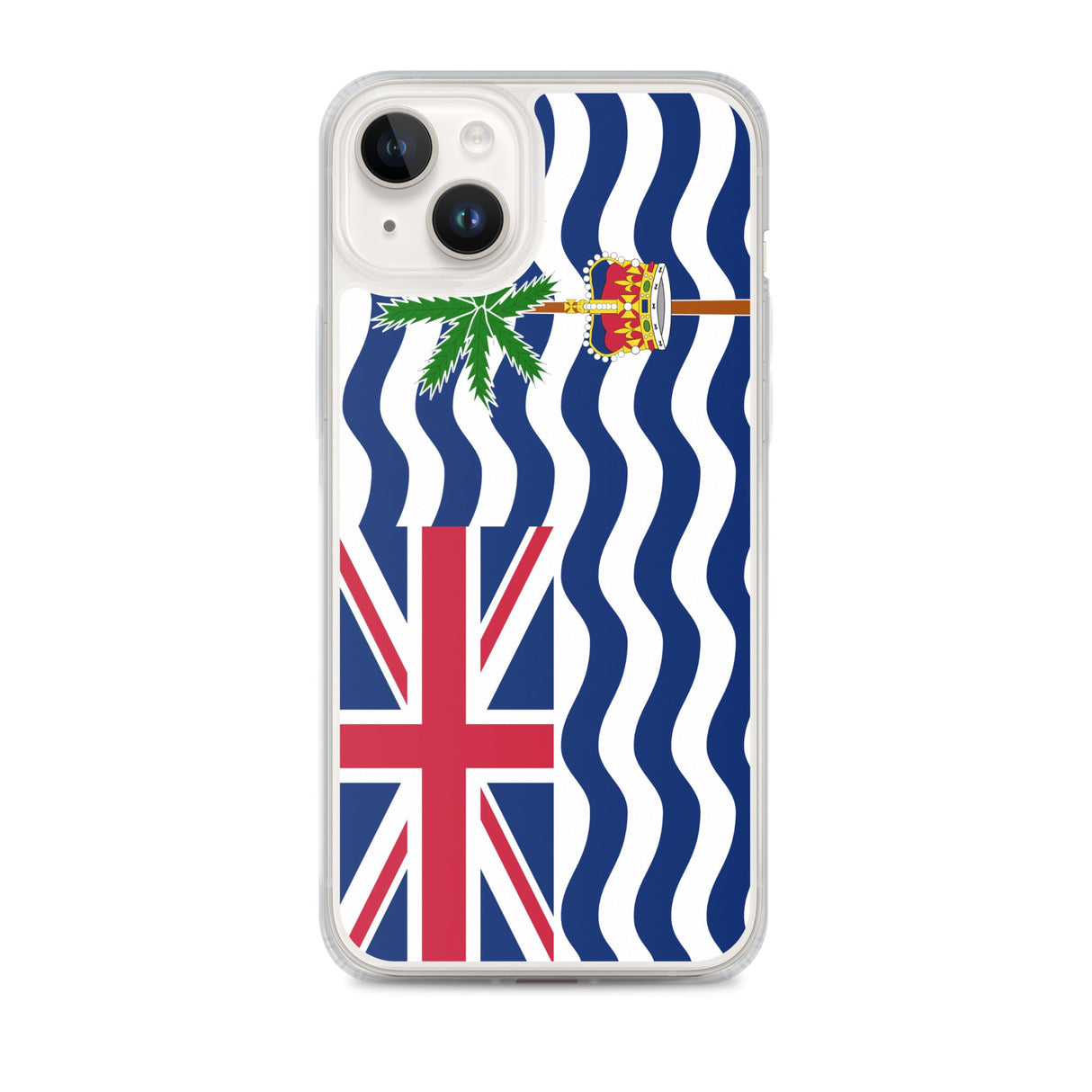 Coque de télephone drapeau territoire britannique de l’océan indien - pixelforma