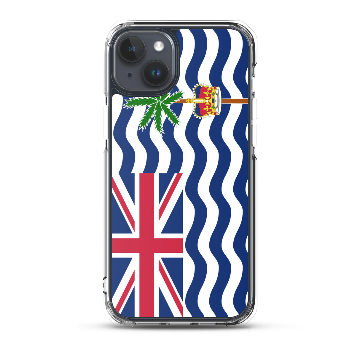 Coque de télephone drapeau territoire britannique de l’océan indien - pixelforma