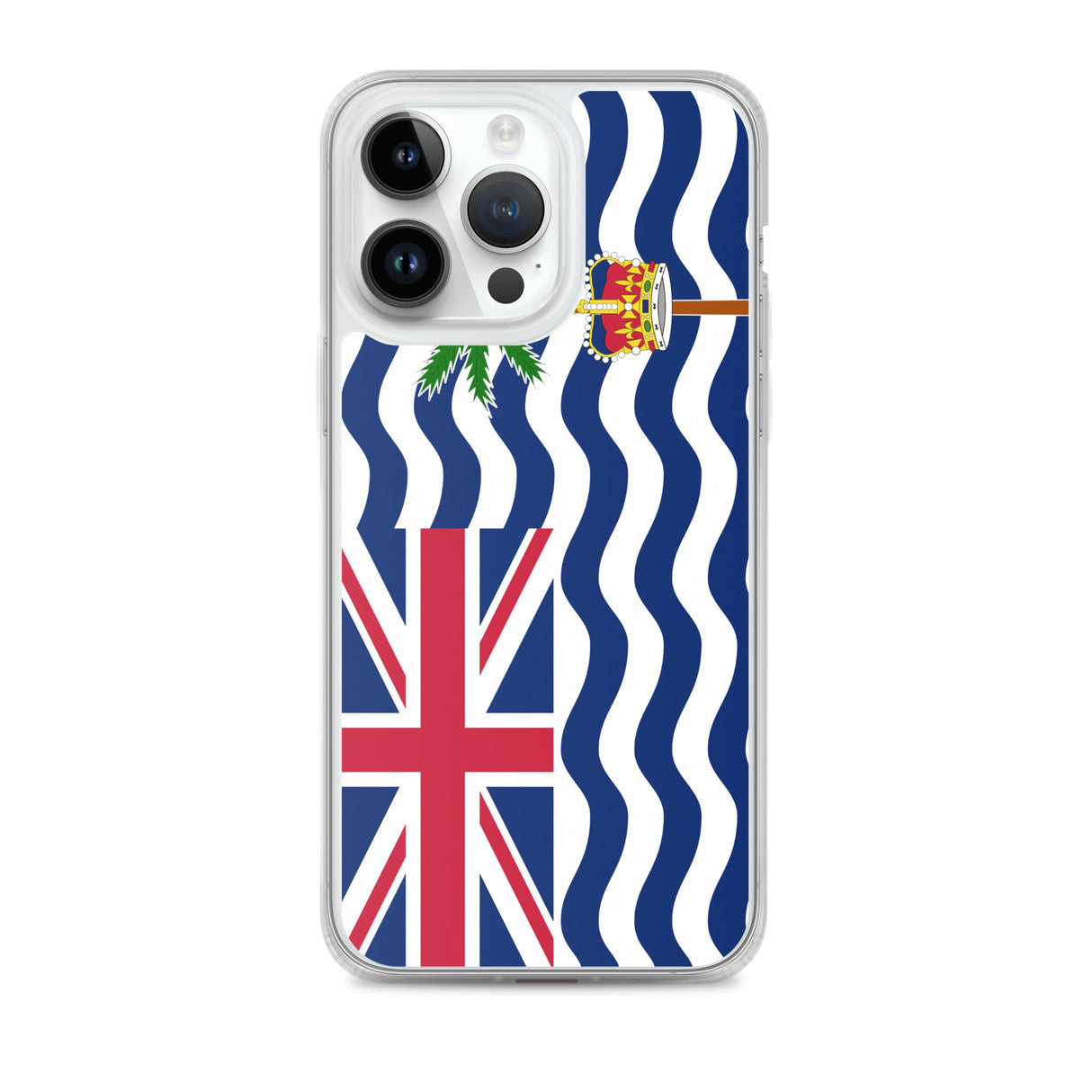 Coque de télephone drapeau territoire britannique de l’océan indien - pixelforma