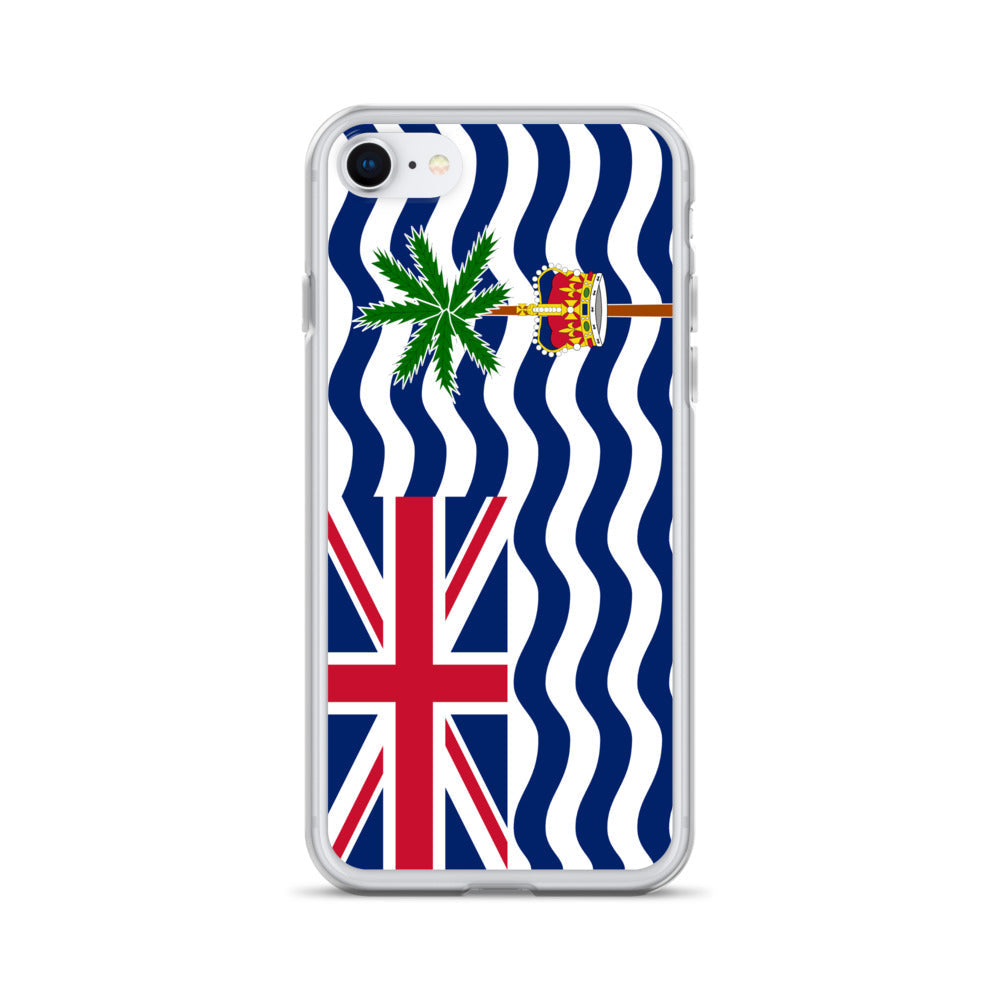 Coque de télephone drapeau territoire britannique de l’océan indien - pixelforma
