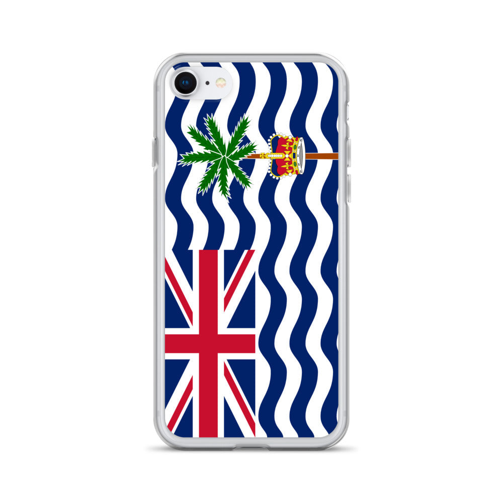 Coque de télephone drapeau territoire britannique de l’océan indien - pixelforma
