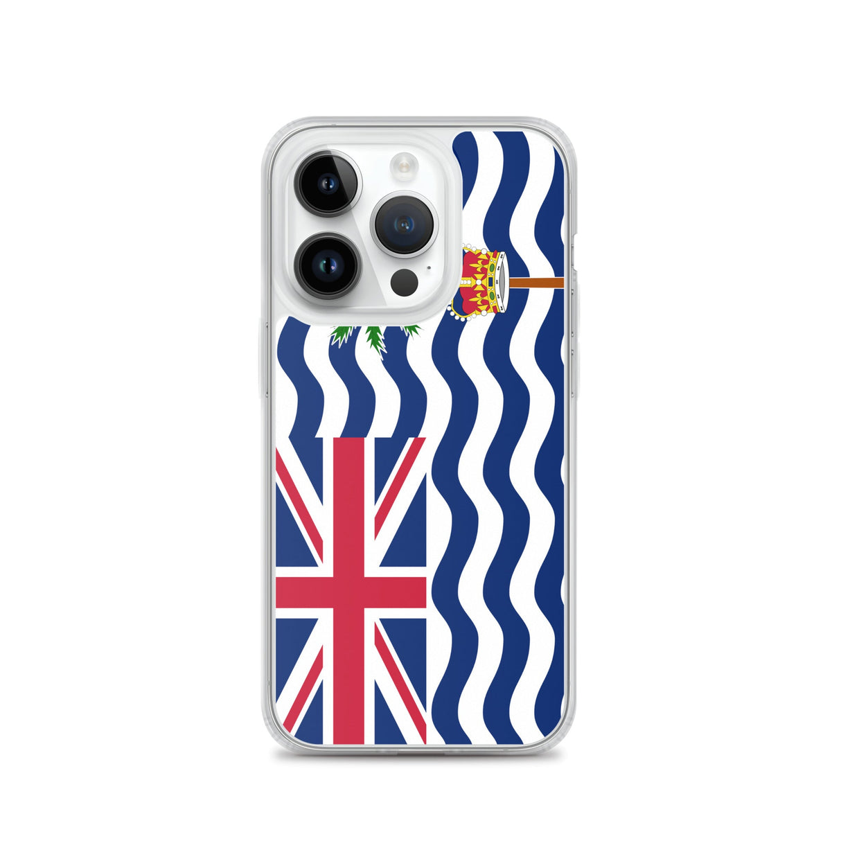 Coque de télephone drapeau territoire britannique de l’océan indien - pixelforma