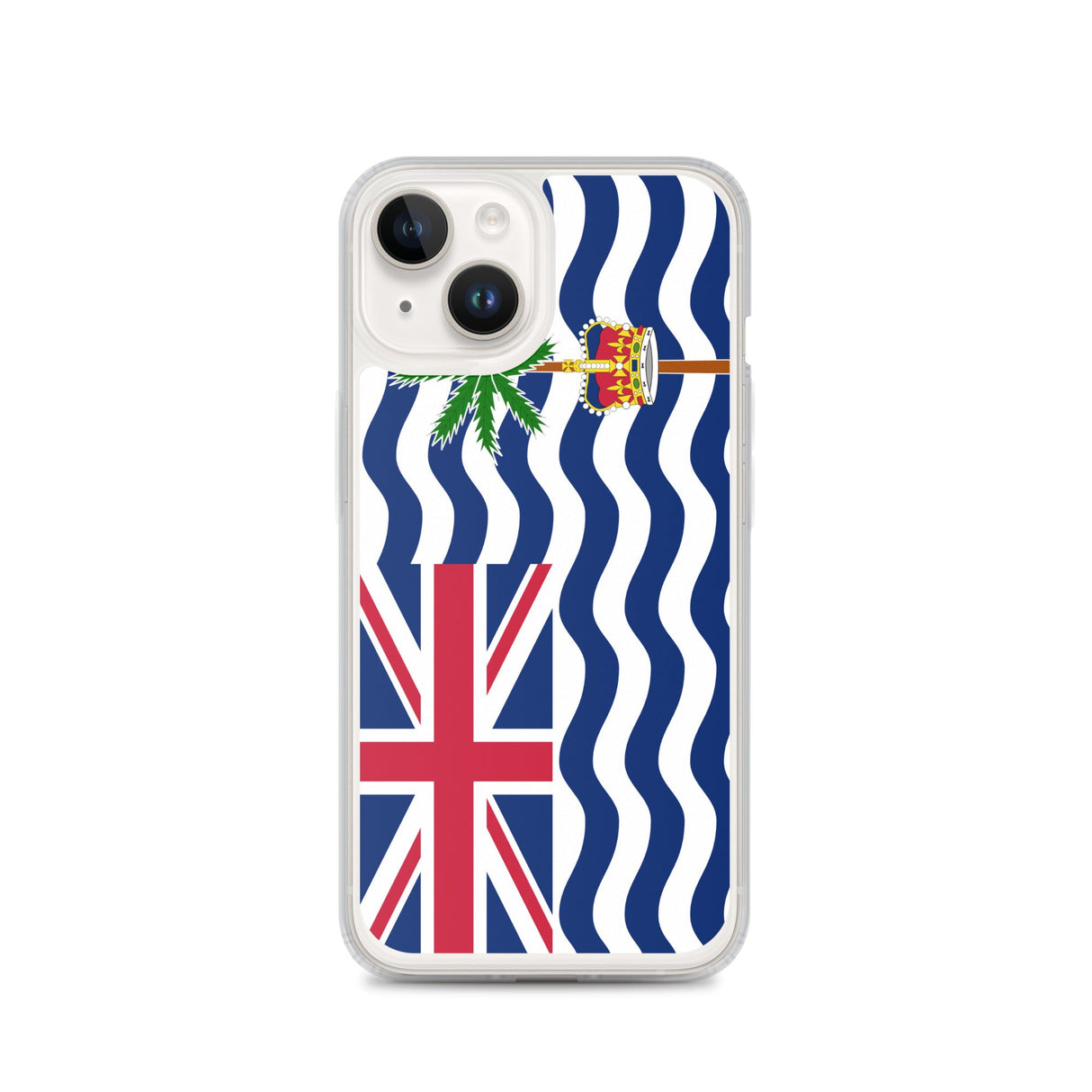Coque de télephone drapeau territoire britannique de l’océan indien - pixelforma