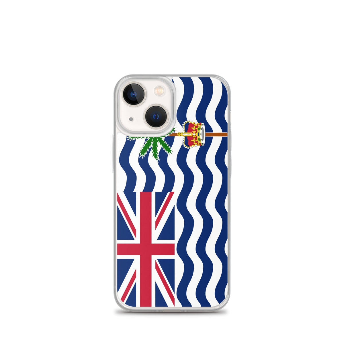 Coque de télephone drapeau territoire britannique de l’océan indien - pixelforma