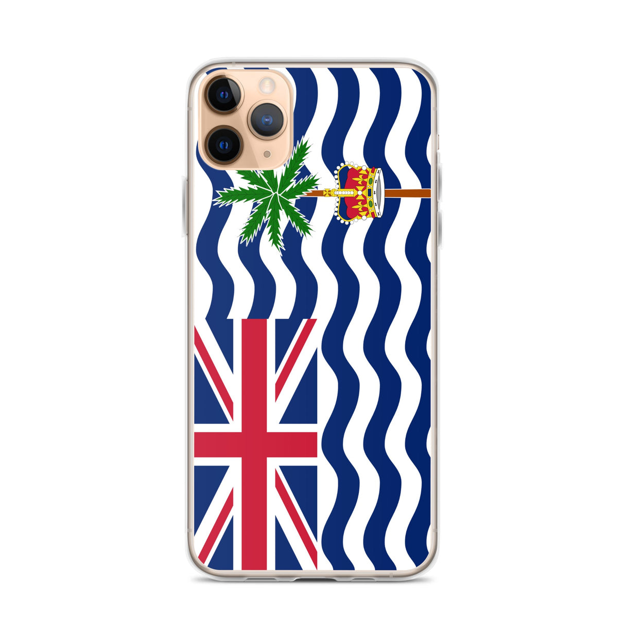Coque de télephone drapeau territoire britannique de l’océan indien - pixelforma