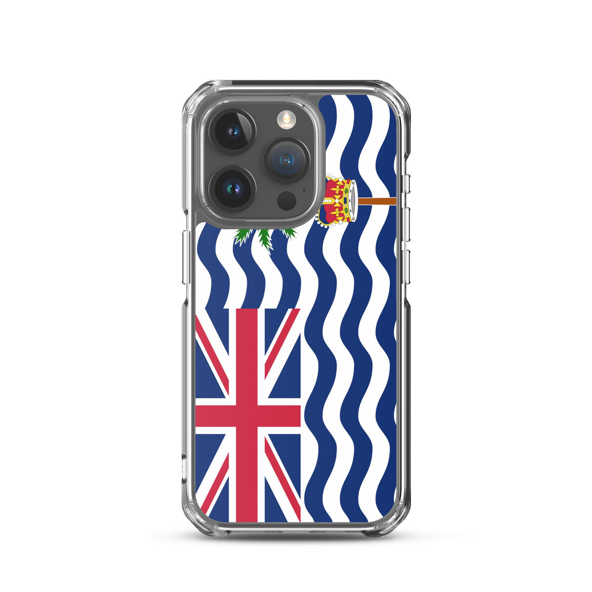 Coque de télephone drapeau territoire britannique de l’océan indien - pixelforma