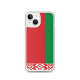 Coque iphone biélorussie souple transparente antichoc