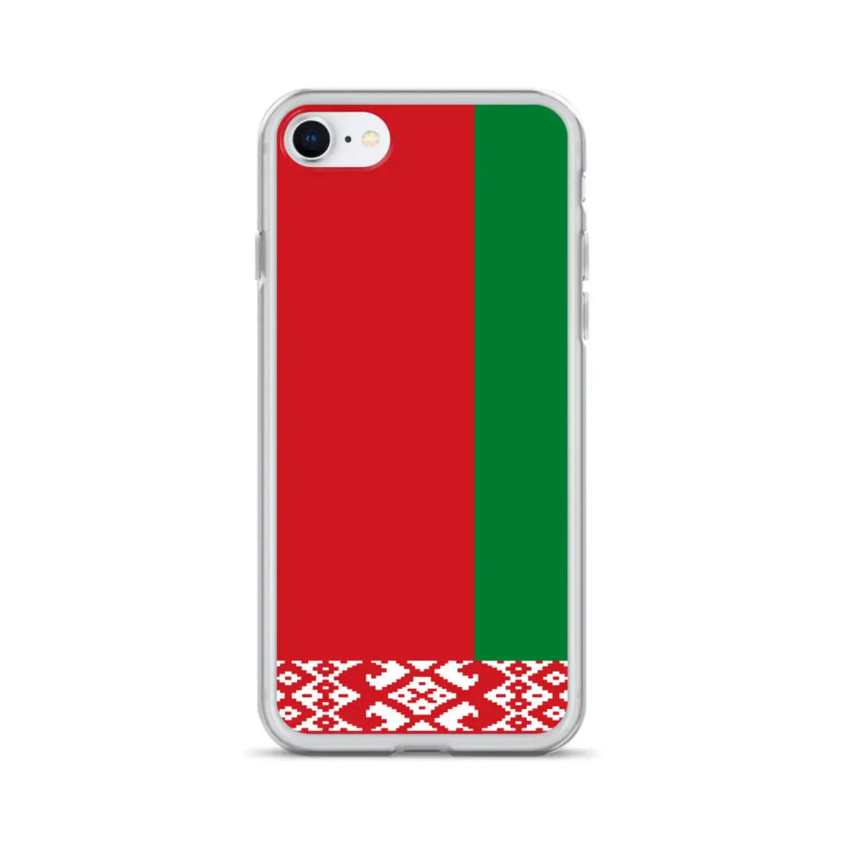 Coque iphone biélorussie souple transparente antichoc