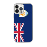 Coque iphone drapeau anguilla souple antichoc transparente