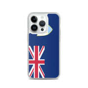 Coque iphone drapeau anguilla souple antichoc transparente