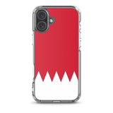 Coque iphone drapeau bahreïn souple antichoc transparente