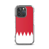 Coque iphone drapeau bahreïn souple antichoc transparente
