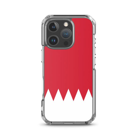 Coque iphone drapeau bahreïn souple antichoc transparente